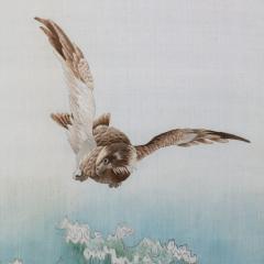 Embroidered Chinese silk picture of a sea eagle - 826715