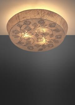 Embroidered fabric ceiling lamp - 3863156