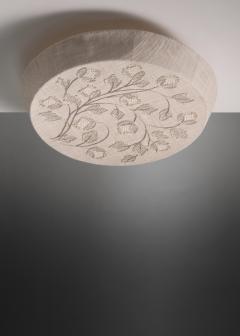 Embroidered fabric ceiling lamp - 3863157