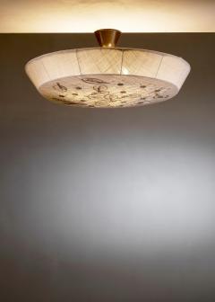 Embroidered fabric ceiling lamp - 4325209
