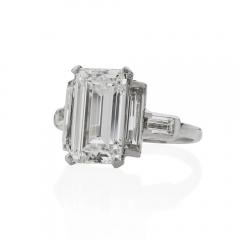 Emerald cut Diamond Solitaire Ring - 3856950