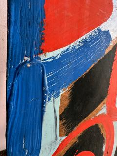 Emerson S Woelffer Abstract Expressionist Forms Divide Like Franz Kline - 4300543