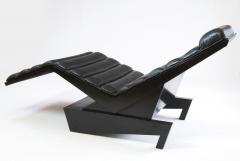 Emiel Veranneman Leather Chaise Longue by Emiel Veranneman 1970s - 294107