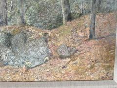Emil Carlsen Monochromatic Delicate Impressionist Landscape A Forest Scene  - 4230335