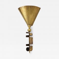 Emil Fahrenkamp Important Bauhaus brass wall light att to Emil Fahrenkamp Germany 1920s - 1741226