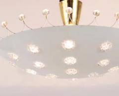 Emil Stejnar Emil Stejnar Midcentury Bowl Pendant Lamp Flush Mount Rupert Nikoll Austria - 4064517
