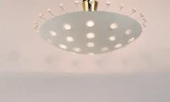 Emil Stejnar Emil Stejnar Midcentury Bowl Pendant Lamp Flush Mount Rupert Nikoll Austria - 4064522