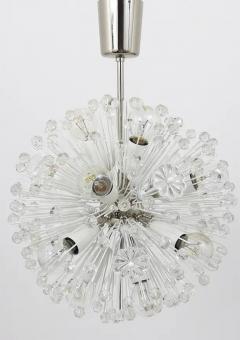 Emil Stejnar Emil Stejnar Nickel Plated Dandelion Sputnik Blowball Chandelier Rupert Nikoll - 4041802