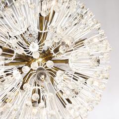 Emil Stejnar Mid Century Brass Crystal Sputnik Chandelier by Emil Stejnar for Rupert Nikoll - 4654209