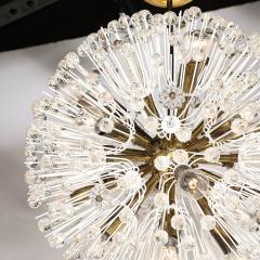 Emil Stejnar Mid Century Brass Crystal Sputnik Chandelier by Emil Stejnar for Rupert Nikoll - 4654246