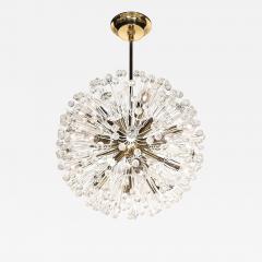 Emil Stejnar Mid Century Brass Crystal Sputnik Chandelier by Emil Stejnar for Rupert Nikoll - 4659955