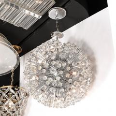 Emil Stejnar Mid Century Glass Ball Floret Sputnik Chandelier by Emil Stejnar for Nikoll - 3751751