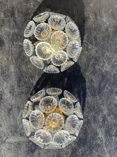 Emil Stejnar Pair German Floral Glass Sconces - 865900