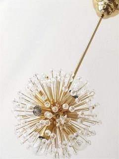 Emil Stejnar Two Emil Stejnar Gold Plated Blowball Sputnik Chandelier Austria 1970s - 4040279