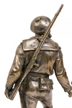 Emile Cori Olan Hypolyte Guillemin Guillemin Silver Soldier Figure - 4665767
