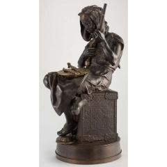 Emile Edmond Peynot Emile Edmond Peynot Albaya El Tunsi The Tunisian Merchant Bronze 1883 - 2137707