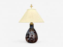 Emile Gall Art Nouveau Glass Table Lamp France 1920s - 4272030