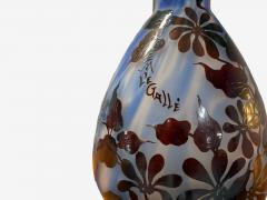 Emile Gall Art Nouveau Glass Table Lamp France 1920s - 4272033