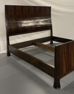 Emile Jacques Ruhlmann Mid Century Modern King Sized Bed Frame Rosewood France - 2513860