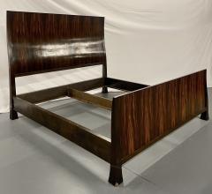 Emile Jacques Ruhlmann Mid Century Modern King Sized Bed Frame Rosewood France - 2513861