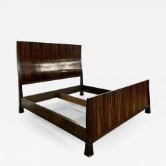 Emile Jacques Ruhlmann Mid Century Modern King Sized Bed Frame Rosewood France - 2516878