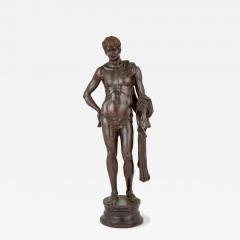 Emile Louis Picault Very large French patinated bronze figural sculpture of Apollo after Picault - 4332591