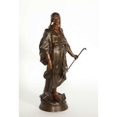 Emile Louis Picault a French Orientalist Bronze Figure of Queen Esther - 1261595