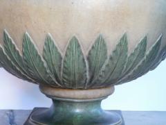 Emile Muller Massive Pair of French Glazed Earthenware Urns signed Emile Muller Paris - 1613106