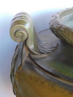 Emile Muller Massive Pair of French Glazed Earthenware Urns signed Emile Muller Paris - 1613110