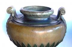 Emile Muller Massive Pair of French Glazed Earthenware Urns signed Emile Muller Paris - 1613113