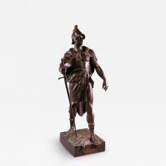 Emile Picault Huge Antique French Bronze Roman Soldier Sculpture by Picault - 3292269