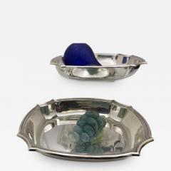 Emile Puiforcat Pair of E Puiforcat French Sterling Silver Vegetable Bowls in Art Deco Style - 3241411
