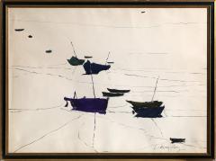 Emile Rampelberg Boat Silhouettes - 4450291