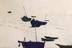 Emile Rampelberg Boat Silhouettes - 4450303