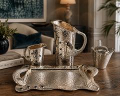 Emilia Castillo Emilia Castillo Five Piece Fish Tea or Coffee Set Mexican Modern Silversmithing - 4727497