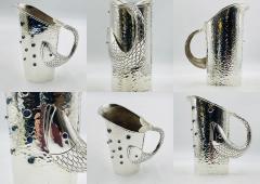 Emilia Castillo Emilia Castillo Five Piece Fish Tea or Coffee Set Mexican Modern Silversmithing - 4727502