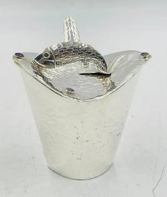 Emilia Castillo Emilia Castillo Five Piece Fish Tea or Coffee Set Mexican Modern Silversmithing - 4727506