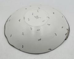 Emilia Castillo Emilia Castillo Large Porcelain Pure Silver Bowl with Lizards and Dragonflies - 4366324
