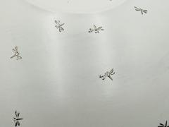 Emilia Castillo Emilia Castillo Large Porcelain Pure Silver Bowl with Lizards and Dragonflies - 4366329