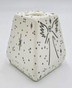 Emilia Castillo Emilia Castillo Porcelain Pure Silver Angelic Candle Holder Mexican Design - 4727374