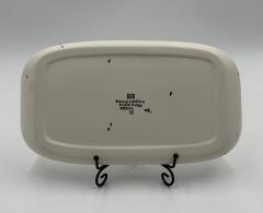 Emilia Castillo Emilia Castillo Porcelain Pure Silver Serving Platter Mexican Modernism - 4734654