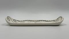 Emilia Castillo Emilia Castillo Porcelain Pure Silver Serving Platter Mexican Modernism - 4734655
