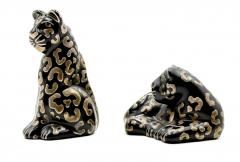 Emilia Castillo Emilia Castillo Porcelain Pure Silver Table Sculptures Salt Pepper Shakers - 4712751