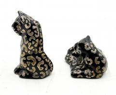 Emilia Castillo Emilia Castillo Porcelain Pure Silver Table Sculptures Salt Pepper Shakers - 4712752