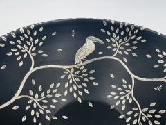 Emilia Castillo Emilia Castillo Silver Toucan Tree of Life Bowl Taxco Mexico 1980s - 4366386