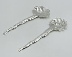 Emilia Castillo Emilia Castillo Sun Cloud Serving Utensils Hand Signed Mexican Modern Design - 4723581