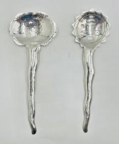 Emilia Castillo Emilia Castillo Sun Cloud Serving Utensils Hand Signed Mexican Modern Design - 4723584