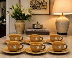 Emilia Castillo Emilia Castillo Taxco Plata Mexico Butterfly Cup and Saucer Set of 6 - 4714646