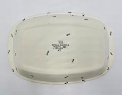 Emilia Castillo Emilia Castillo Vintage Porcelain Pure Silver Serving Bowl Mexican Modern - 4727304