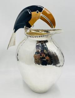Emilia Castillo Gargantuan Toucan Water Pitcher by Emilia Castillo Signed Mexican Design - 4715513